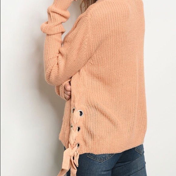 2/$25 Light Peach Sweater - Picture 3 of 4